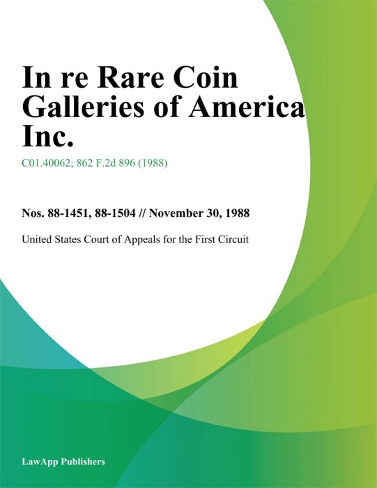 In re Rare Coin Galleries of America Inc.