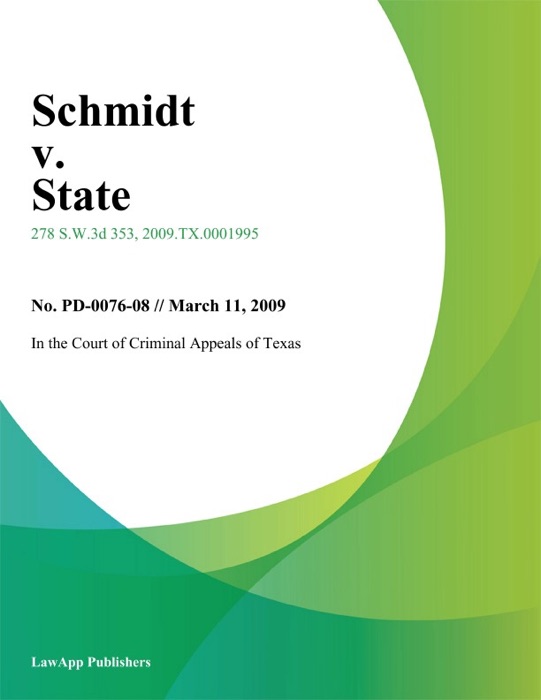 Schmidt v. State