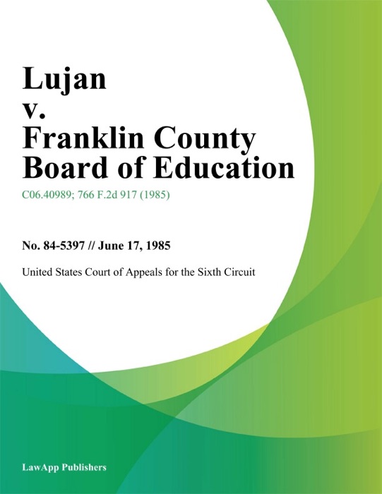 Lujan v. Franklin County Board of Education