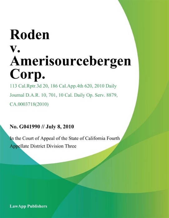 Roden v. Amerisourcebergen Corp.