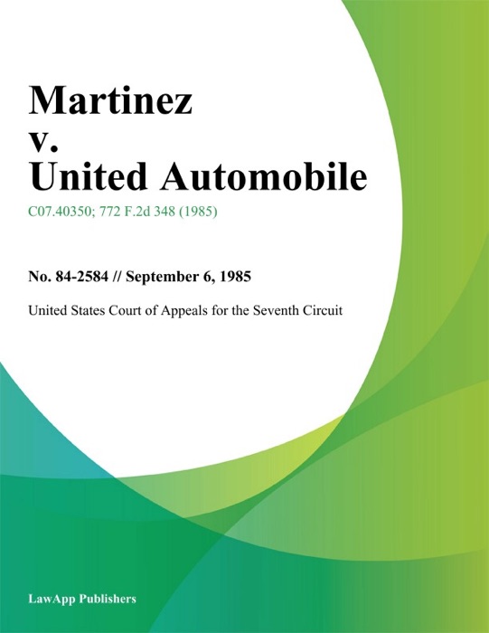 Martinez v. United Automobile