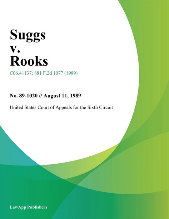 Suggs v. Rooks