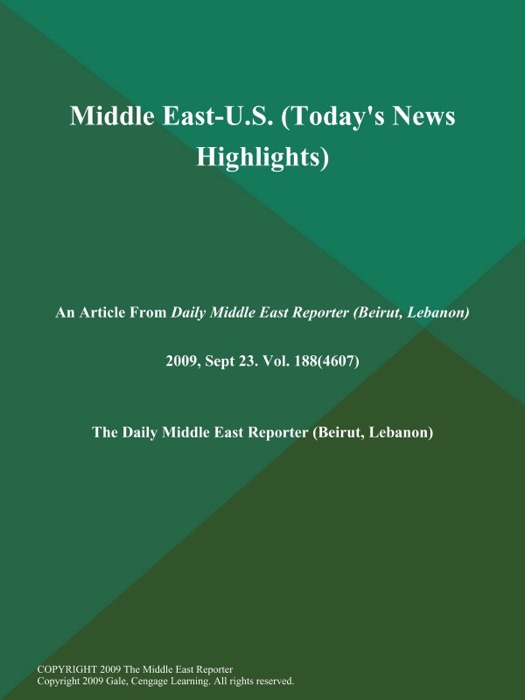 Middle East-U.S. (Today's News Highlights)