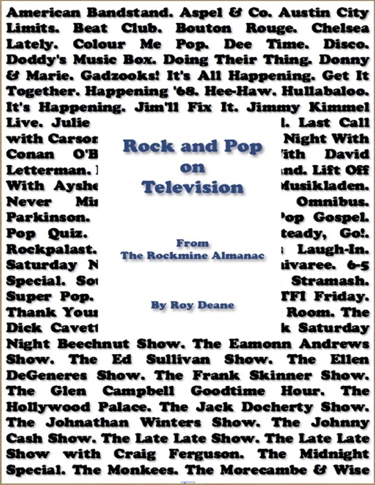 Rock and Pop on Television