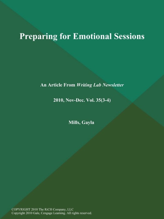 Preparing for Emotional Sessions