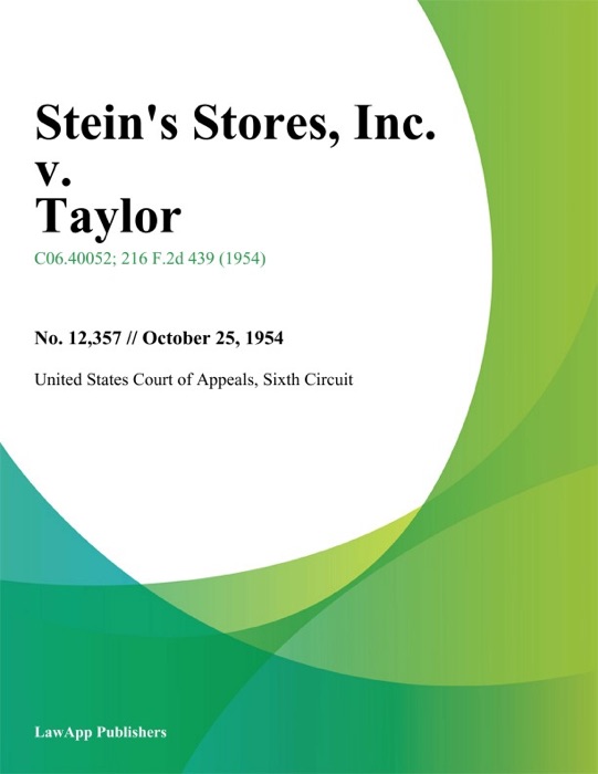 Stein's Stores, Inc. v. Taylor