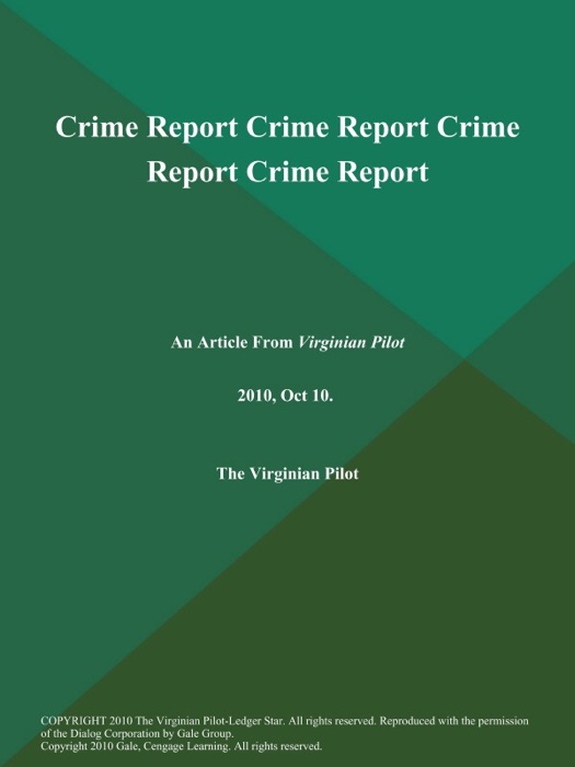 Crime Report Crime Report Crime Report Crime Report