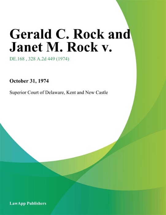 Gerald C. Rock and Janet M. Rock v.