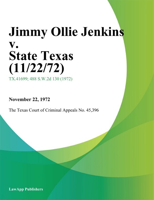 Jimmy Ollie Jenkins v. State Texas