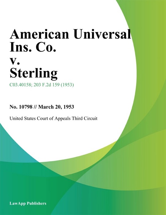 American Universal Ins. Co. v. Sterling