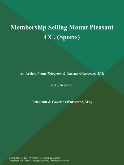 Membership Selling Mount Pleasant CC (Sports)