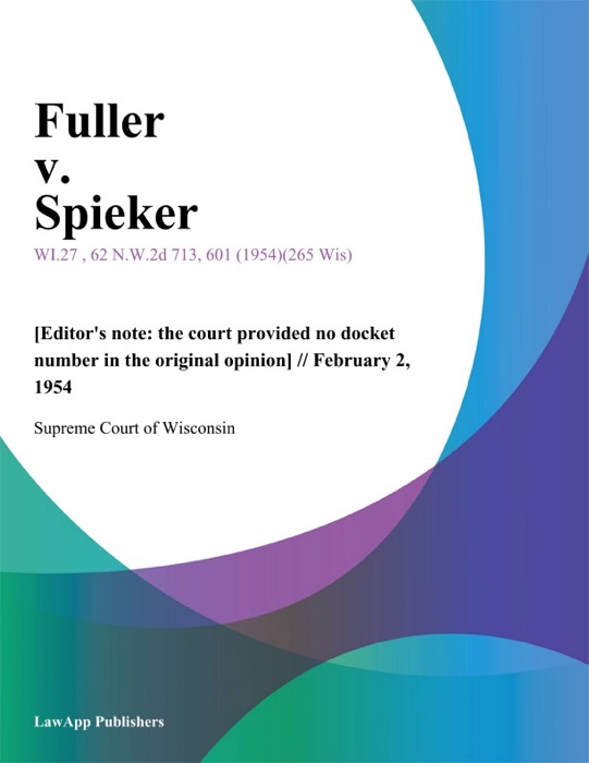 Fuller v. Spieker