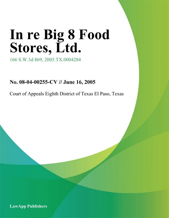 In Re Big 8 Food Stores