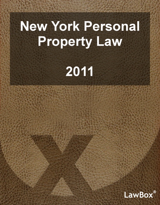 New York Personal Property Law 2011