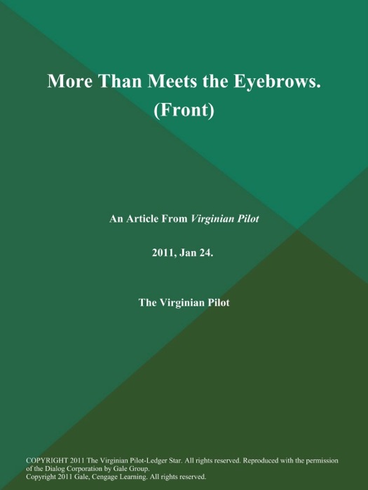 More Than Meets the Eyebrows (Front)