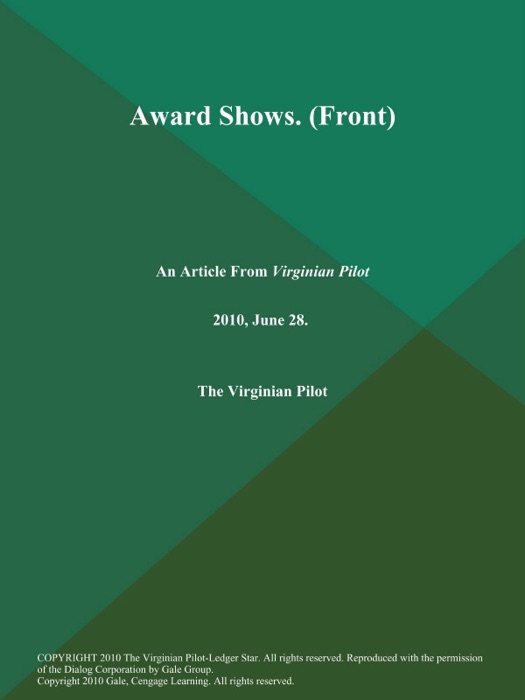Award Shows (Front)