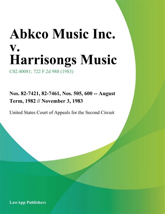 Abkco Music Inc. v. Harrisongs Music