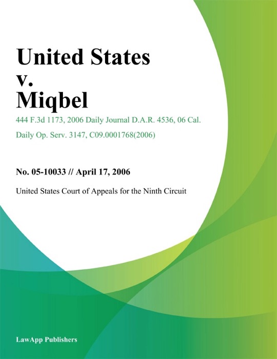 United States v. Miqbel