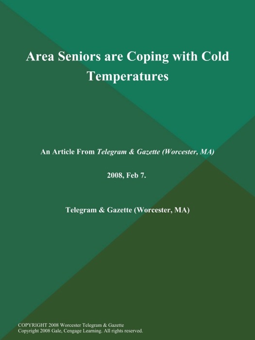Area Seniors are Coping with Cold Temperatures