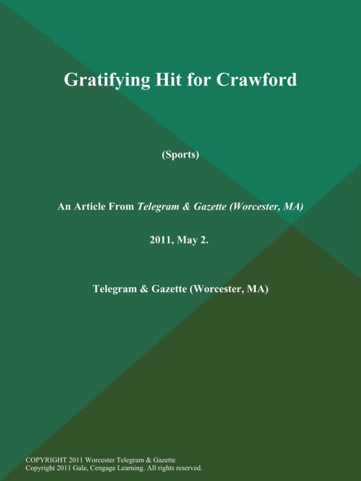 Gratifying Hit for Crawford (Sports)