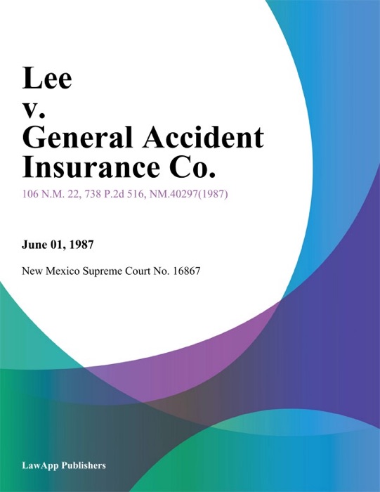 Lee v. General Accident Insurance Co.