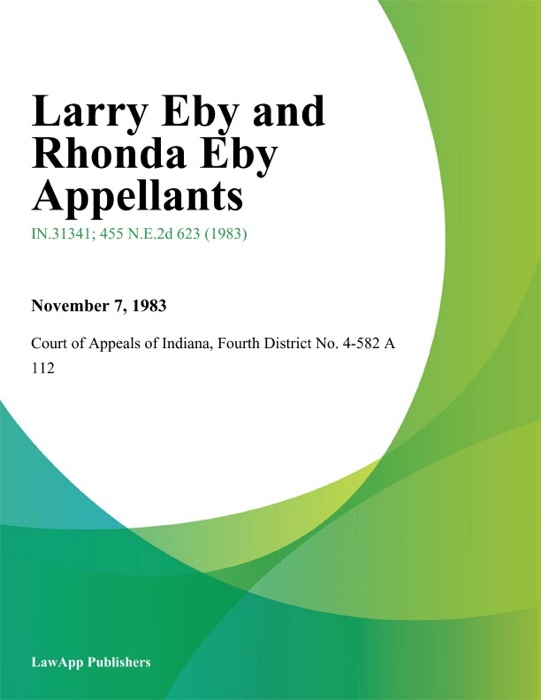 Larry Eby And Rhonda Eby Appellants