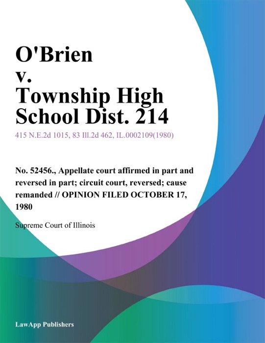 O'Brien v. Township High School Dist. 214