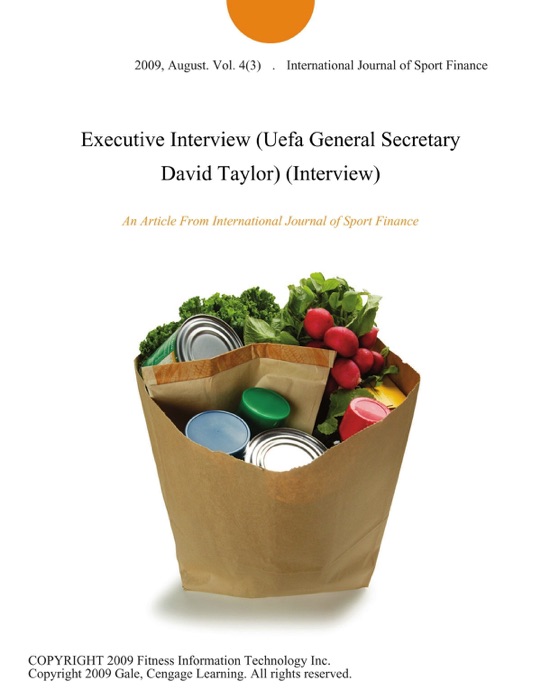 Executive Interview (Uefa General Secretary David Taylor) (Interview)
