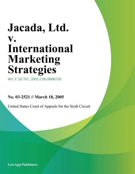 Jacada, Ltd. v. International Marketing Strategies, Inc.