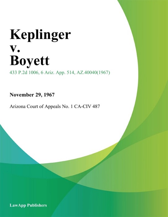 Keplinger v. Boyett