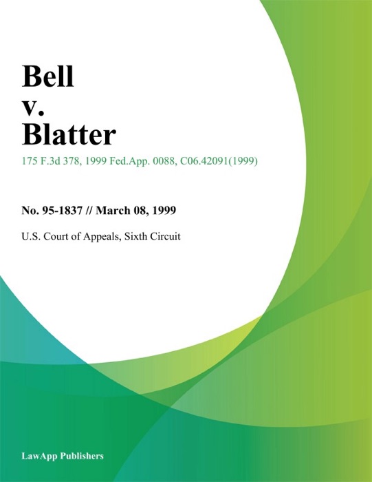 Bell V. Blatter