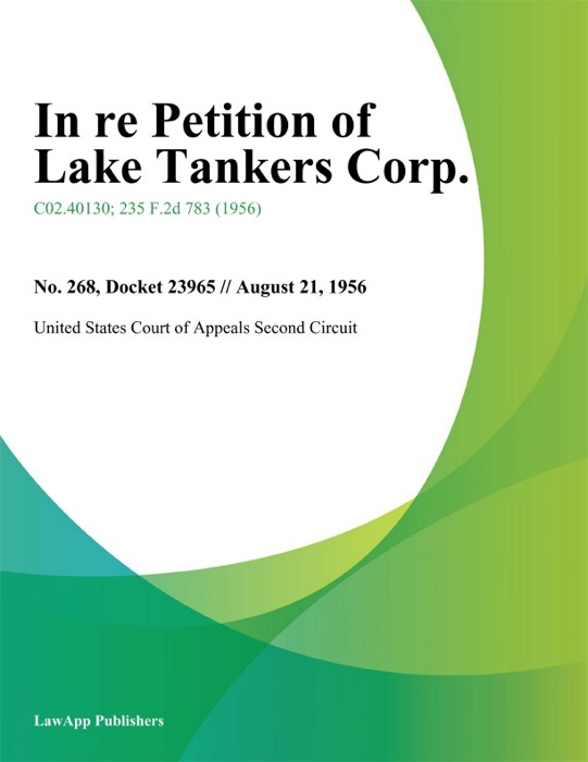 In re Petition of Lake Tankers Corp.