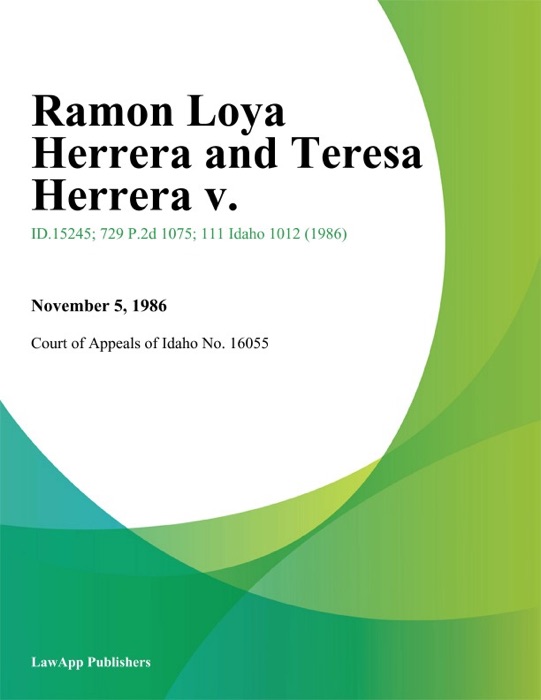 Ramon Loya Herrera and Teresa Herrera V.