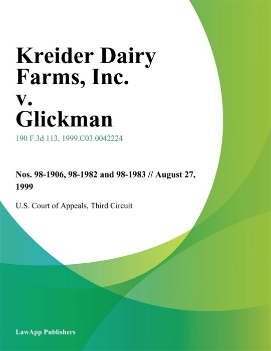 Kreider Dairy Farms, Inc. v. Glickman