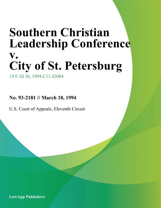 Southern Christian Leadership Conference v. City of St. Petersburg