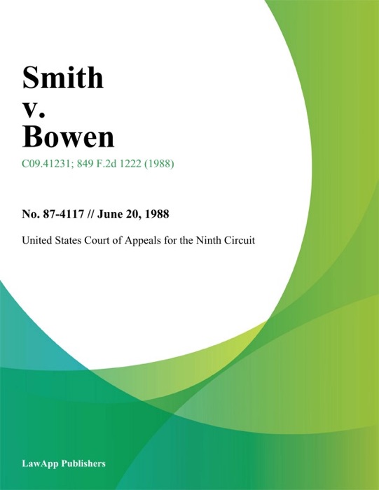 Smith v. Bowen