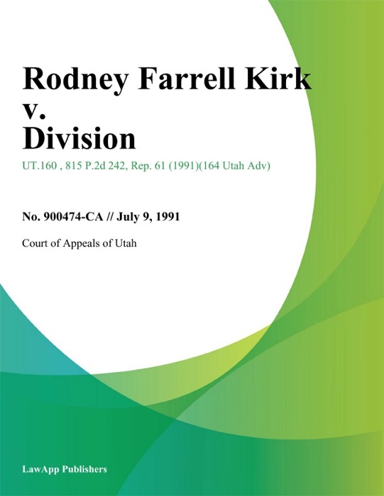 Rodney Farrell Kirk v. Division