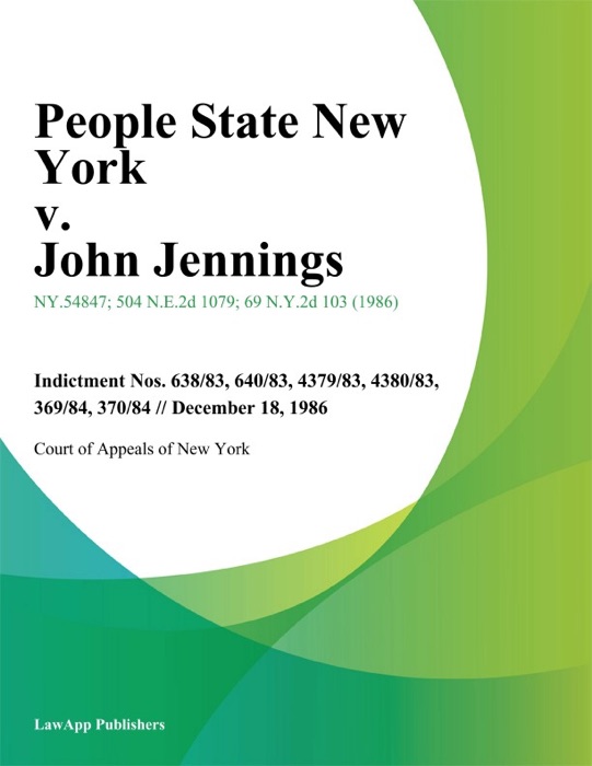 People State New York v. John Jennings