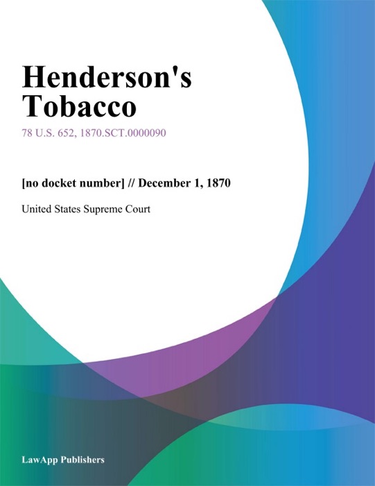 Henderson's Tobacco