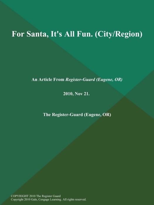 For Santa, It's All Fun (City/Region)