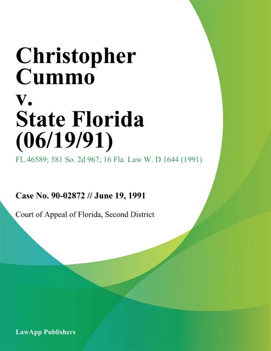 Christopher Cummo v. State Florida