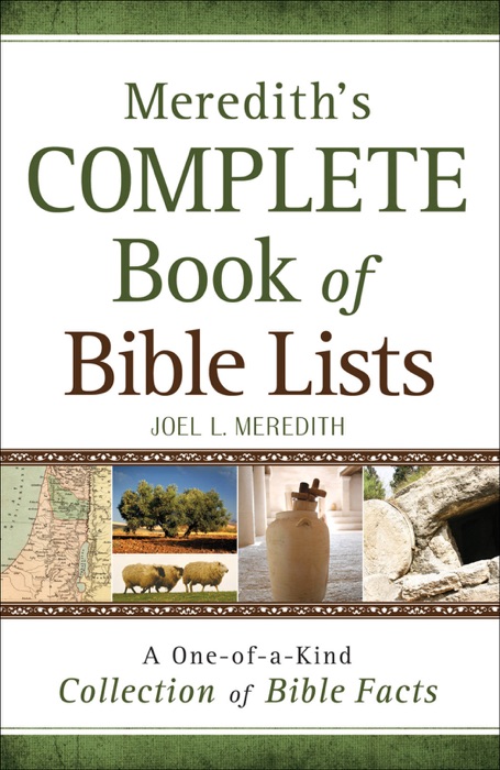 Meredith's Complete Book of Bible Lists