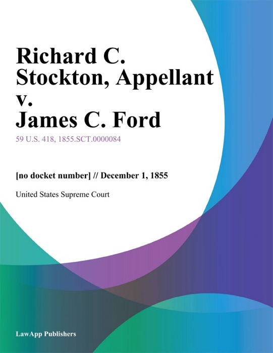 Richard C. Stockton, Appellant v. James C. Ford