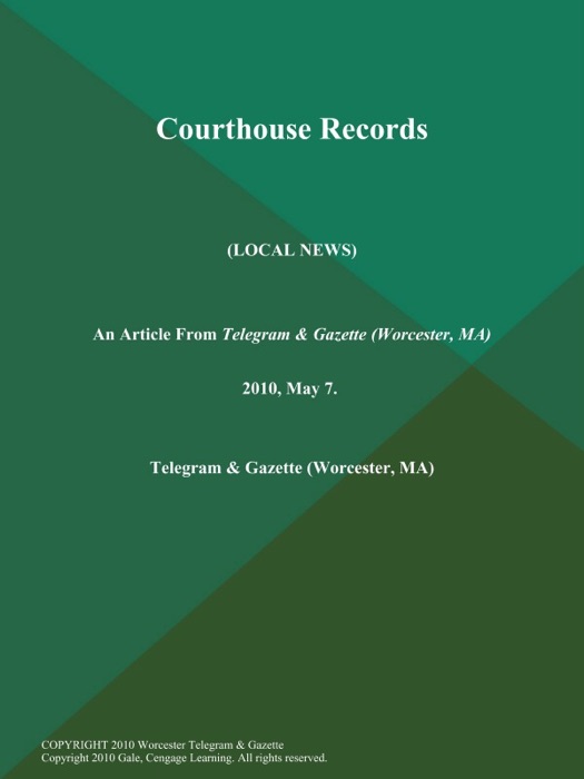 Courthouse Records (Local NEWS)