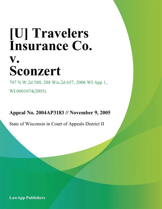 Travelers Insurance Co. v. Sconzert