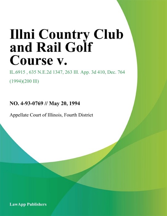 Illni Country Club and Rail Golf Course v.