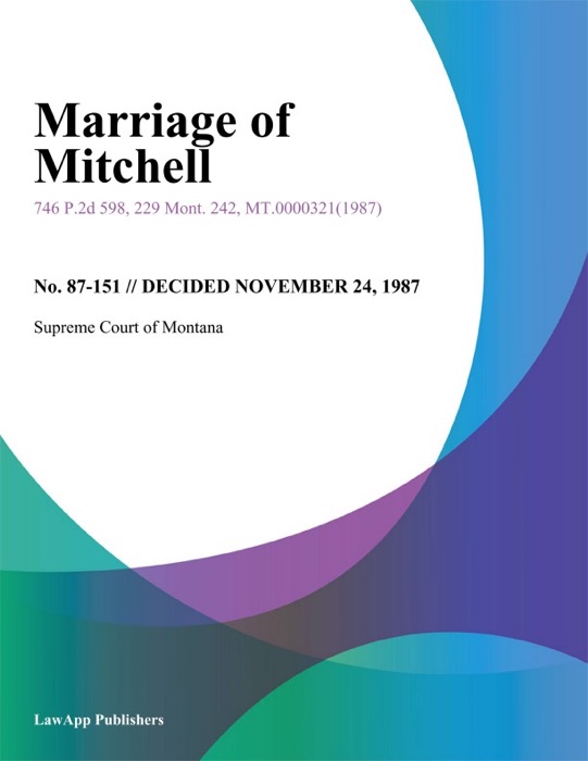 Marriage of Mitchell