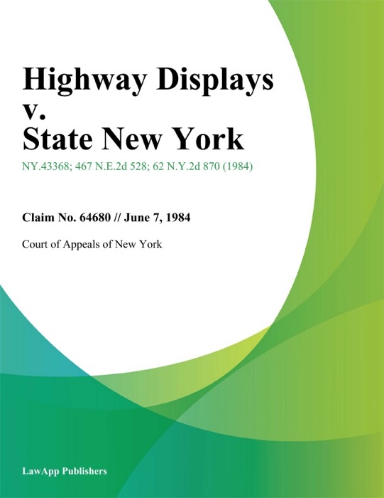 Highway Displays v. State New York