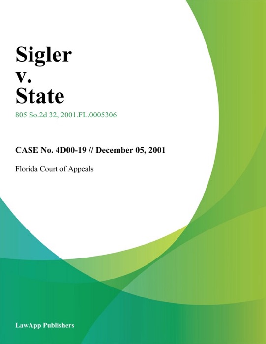 Sigler v. State