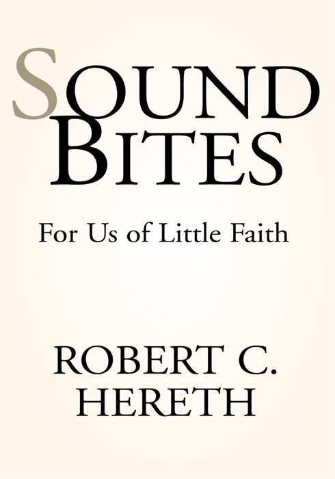 Sound Bites of Faith: For Us of Little Faith